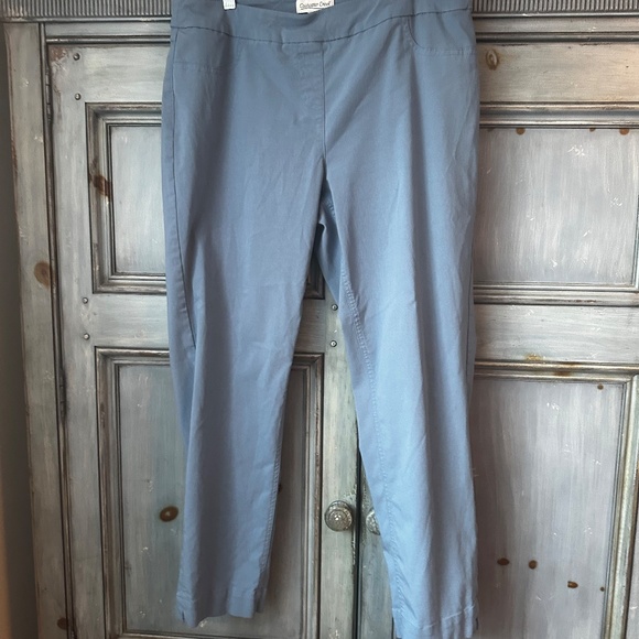 Coldwater Creek Anywhere Shape Me Slim Leg Pant inBlue Daze Size 14P - Picture 5 of 11